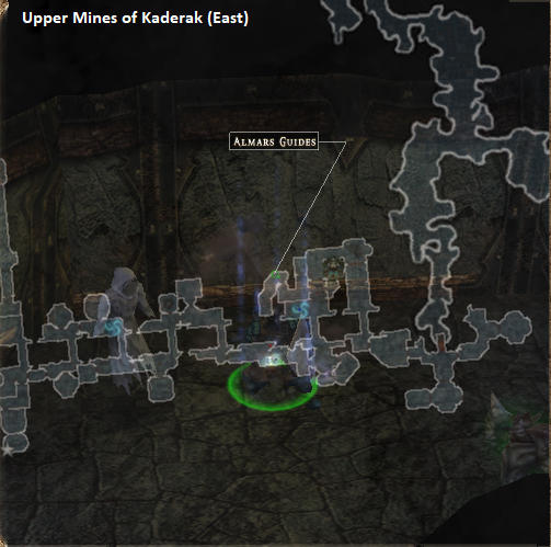 Upper Mines of Kaderak Spirit Map Location